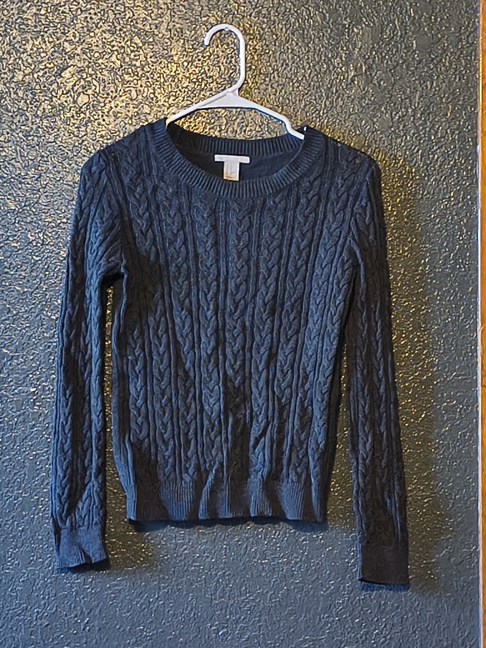 H&M Cable Knit Crewneck Sweater